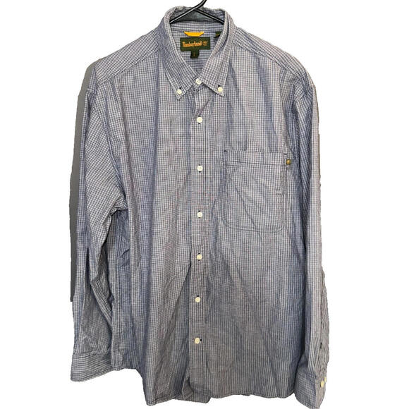 Timberland men's long-sleeve button-up shirt LG - Picture 1 of 8